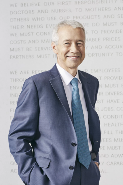 A photo of Johnson & Johnson CEO Joaquin Duato