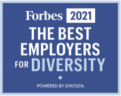 Forbes: The Best Employers for Diversity badge