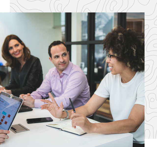 Group of people in a business meeting