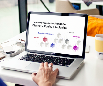 Leaders Guide to Advance Diversity, Equity and Inclusion promo graphic